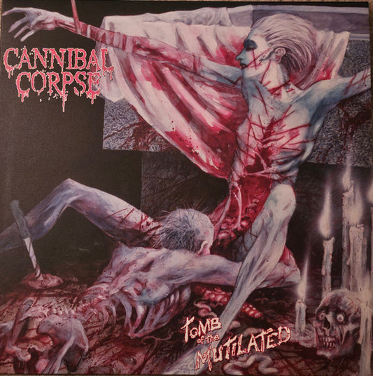 Cannibal Corpse : Tomb Of The Mutilated (LP, Album, Ltd, RP, Whi)
