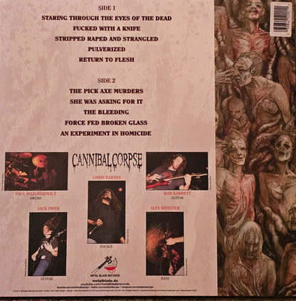 Cannibal Corpse : The Bleeding (LP, Album, Ltd, RP, Whi)