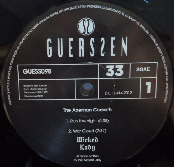 Wicked Lady* : The Axeman Cometh (2xLP, Album, RE)