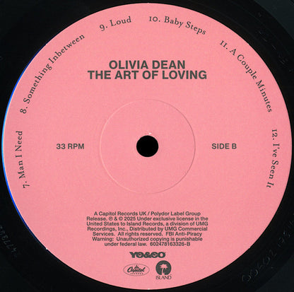 Olivia Dean : The Art Of Loving (LP, Album)