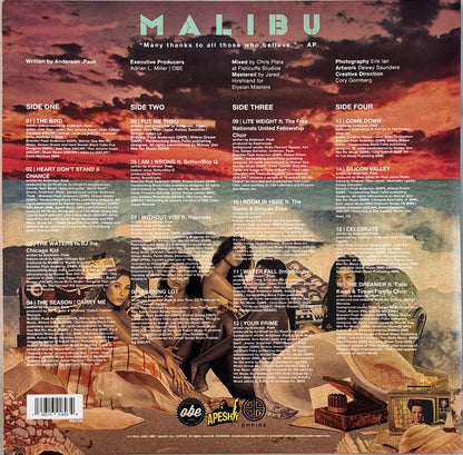 Anderson .Paak : Malibu (2xLP, Album, Ltd, RE, RP, Tea)