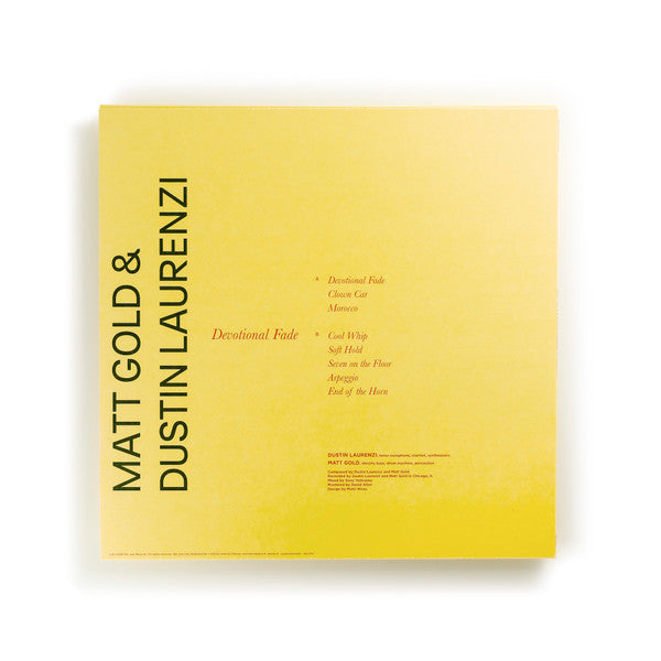 Matt Gold & Dustin Laurenzi : Devotional Fade (LP, Album)