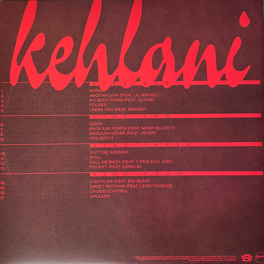 Kehlani : Kehlani (2xLP, Album, Vio)