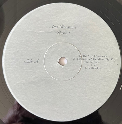 Ana Roxanne : Poem 1 (LP, Album)