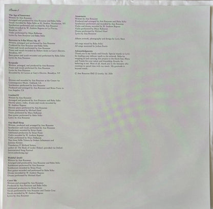 Ana Roxanne : Poem 1 (LP, Album)