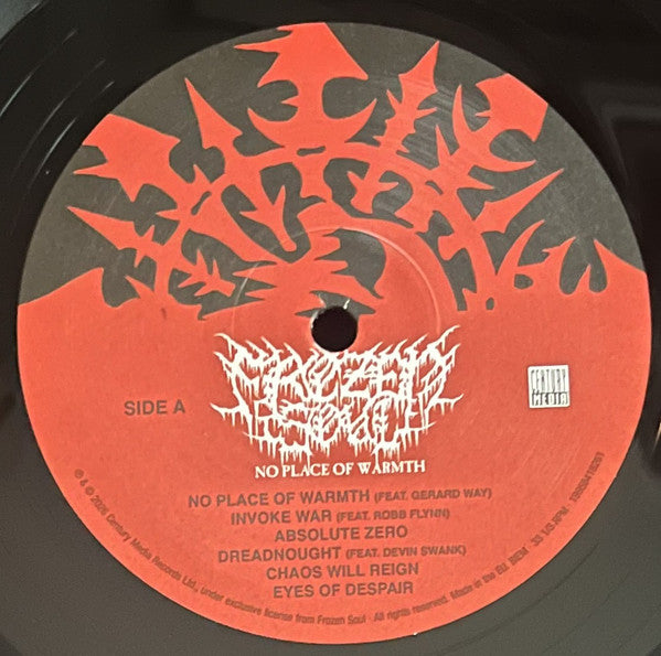 Frozen Soul : No Place Of Warmth (LP, Album, Ltd)