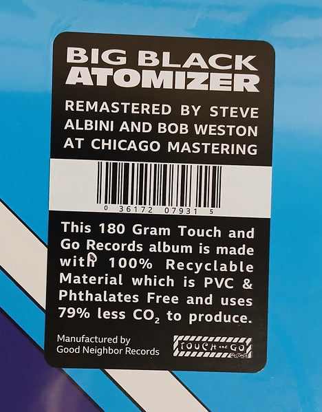 Buy Big Black : Atomizer (LP, Album, RE, RM, 180) Online for a