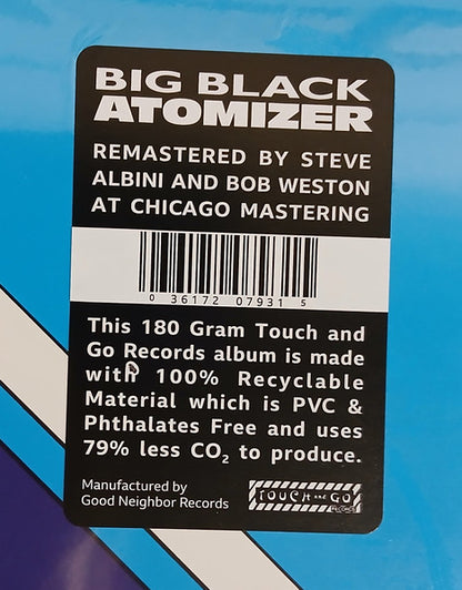 Big Black : Atomizer (LP, Album, RE, RM, 180)