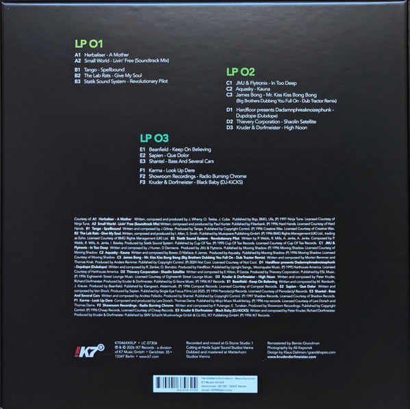 Kruder & Dorfmeister : DJ-Kicks (The Complete Mix Edition) (3x12" + Box, Comp, Mixed, RM)