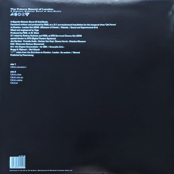 The Future Sound Of London : A Gigantic Globular Burst Of Anti-Static (LP, RE)