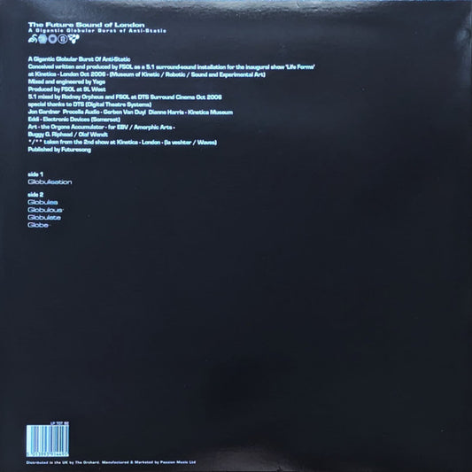 The Future Sound Of London : A Gigantic Globular Burst Of Anti-Static (LP, RE)
