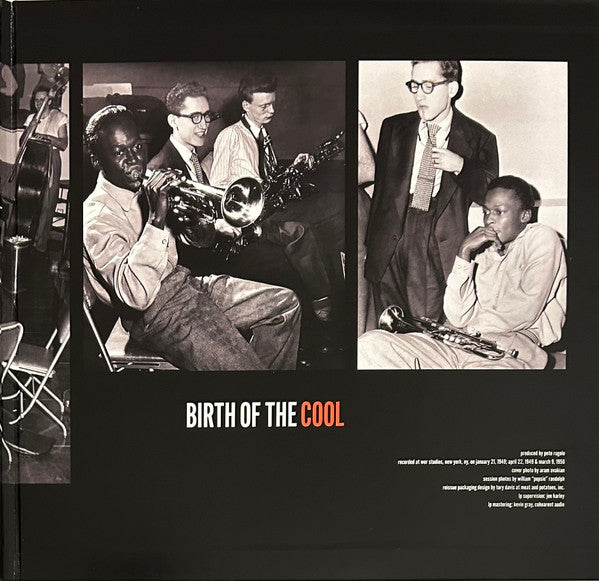 Miles Davis : Birth Of The Cool (LP, Album, Comp, Mono, RE, 180)
