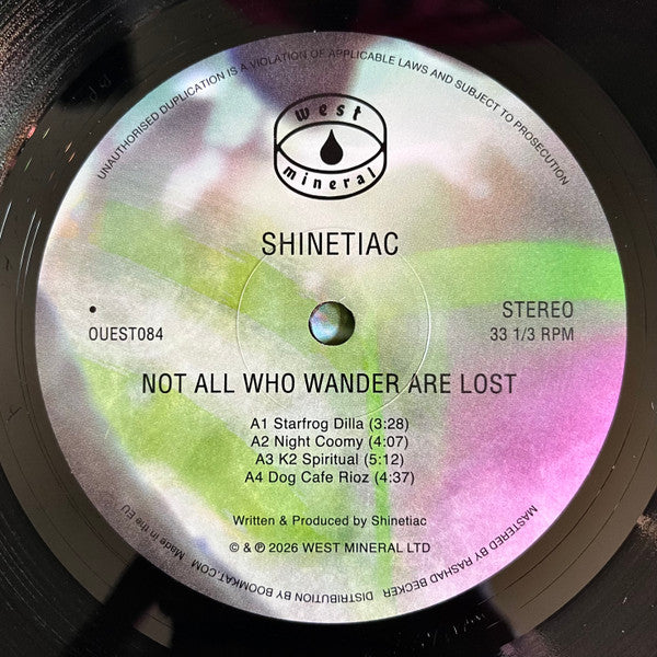 Shinetiac : Not All Who Wander Are Lost (LP, Album)