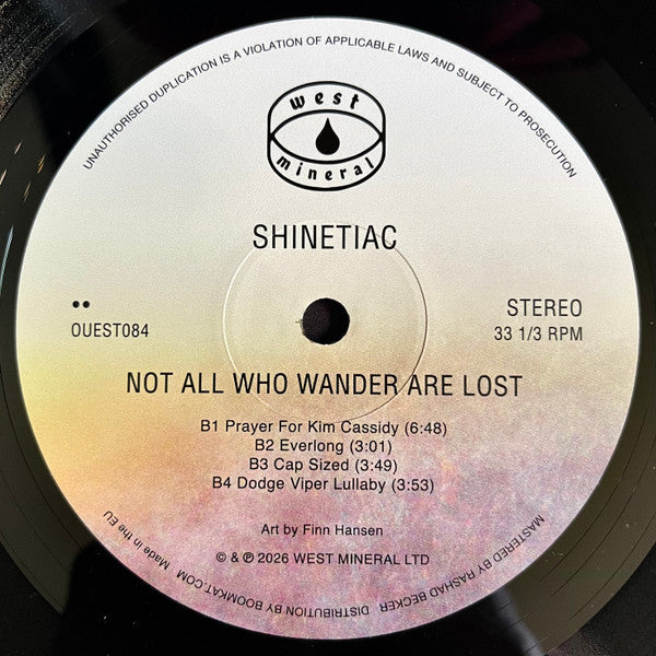 Shinetiac : Not All Who Wander Are Lost (LP, Album)