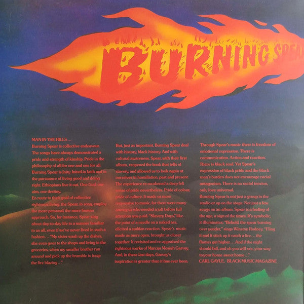 Burning Spear : Man In The Hills (LP, Album, Ltd, RE, 180)