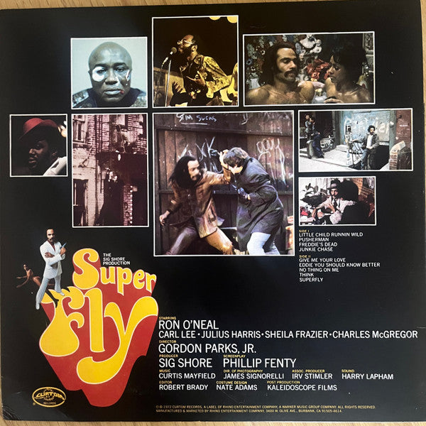 Curtis Mayfield : Superfly (LP, Album, RE, Die)