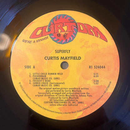 Curtis Mayfield : Superfly (LP, Album, RE, Die)