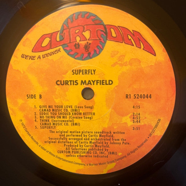 Curtis Mayfield : Superfly (LP, Album, RE, Die)
