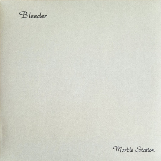 Bleeder : Marble Station (12", EP, Whi)