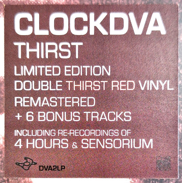 ClockDVA* : Thirst (2xLP, Album, RE, RM, Red)