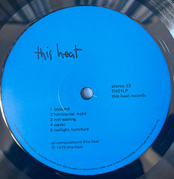 This Heat : This Heat (LP, Album, Mono, RE, RM, 180)