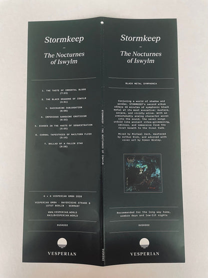 Stormkeep : The Nocturnes Of Iswylm (LP, Album, Ltd, Gre)