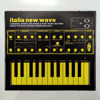 Various : Italia New Wave [Minimal Synth, No Wave & Post Punk Sounds From The 80's Italian Underground] (LP, Comp)