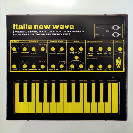 Various : Italia New Wave [Minimal Synth, No Wave & Post Punk Sounds From The 80's Italian Underground] (LP, Comp)