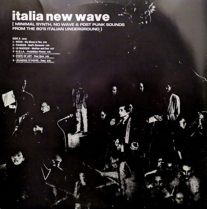 Various : Italia New Wave [Minimal Synth, No Wave & Post Punk Sounds From The 80's Italian Underground] (LP, Comp)