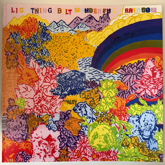 Lightning Bolt : Wonderful Rainbow (LP, Album, Ltd, RE, Red)