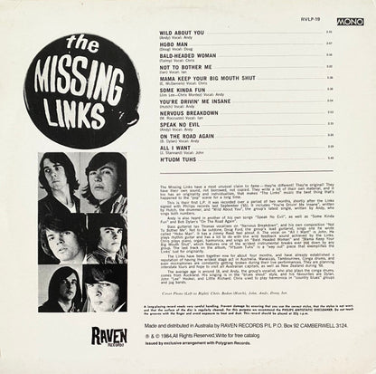 The Missing Links : The Missing Links (LP, Album, Mono, RE)