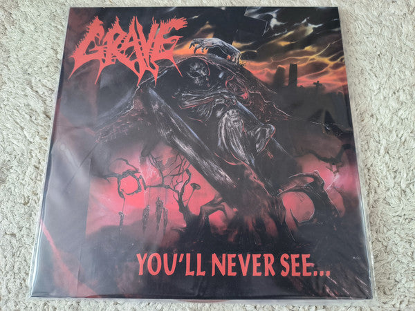 Grave (2) : You'll Never See... (LP, Album, Ltd, RE, Ora)