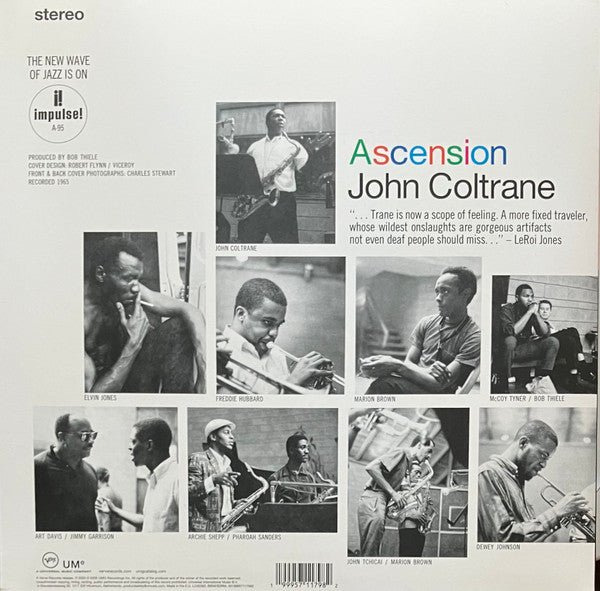 John Coltrane : Ascension (2xLP, Album, Comp, RE, RM)
