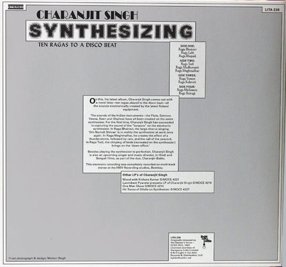 Charanjit Singh : Synthesizing - Ten Ragas To A Disco Beat (2xLP, Album, RE, RM, Gat)