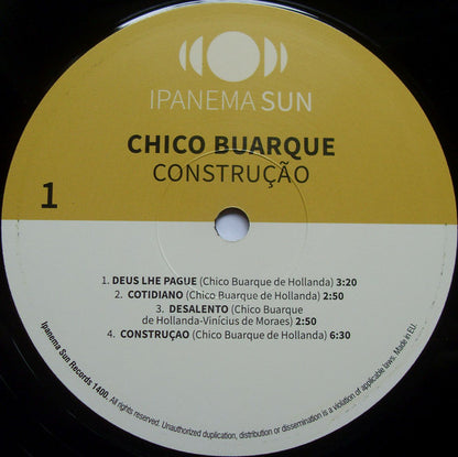 Chico Buarque : Construção (LP, Album, RE, Unofficial)