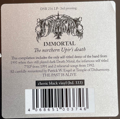 Immortal : The Northern Upir’s Death (LP, Comp, Ltd, RM)