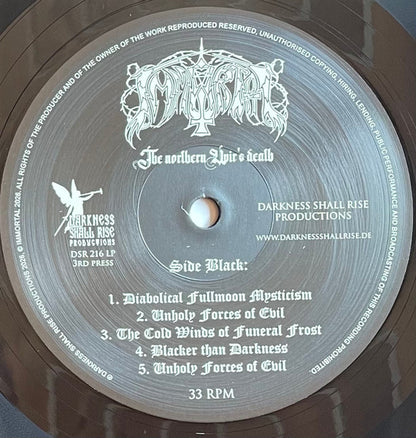 Immortal : The Northern Upir’s Death (LP, Comp, Ltd, RM)