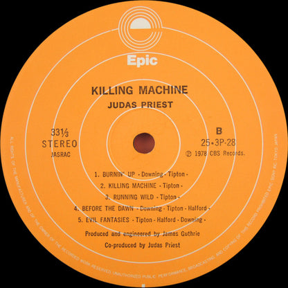 Judas Priest : Killing Machine (LP, Album)