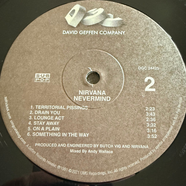 Nirvana : Nevermind (LP, Album, RE)