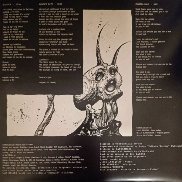 Candlemass : Epicus Doomicus Metallicus (LP, Album, Ltd, RE, RM, Cle)