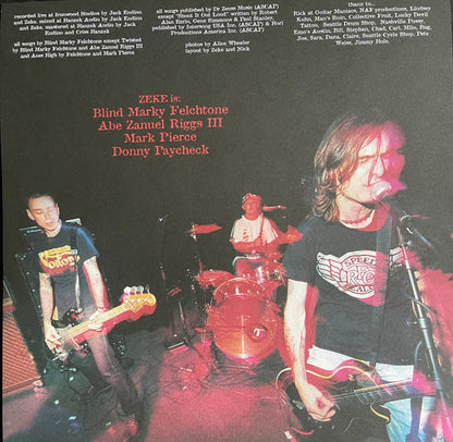 Zeke : Kicked In The Teeth (LP, Album, Ltd, Num, RE, Cle)