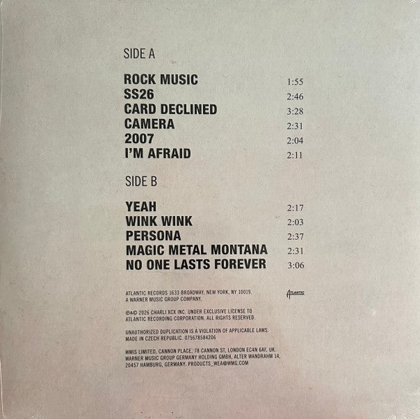 Charli XCX : Music, Fashion, Film (LP, Album)