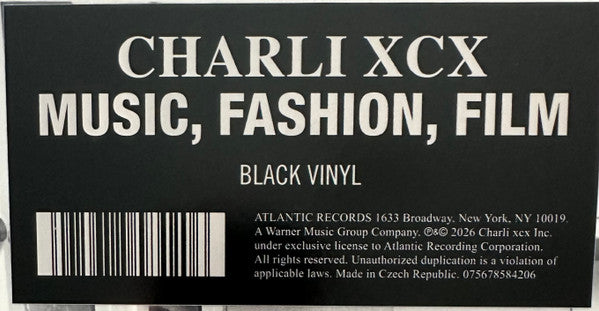 Charli XCX : Music, Fashion, Film (LP, Album)