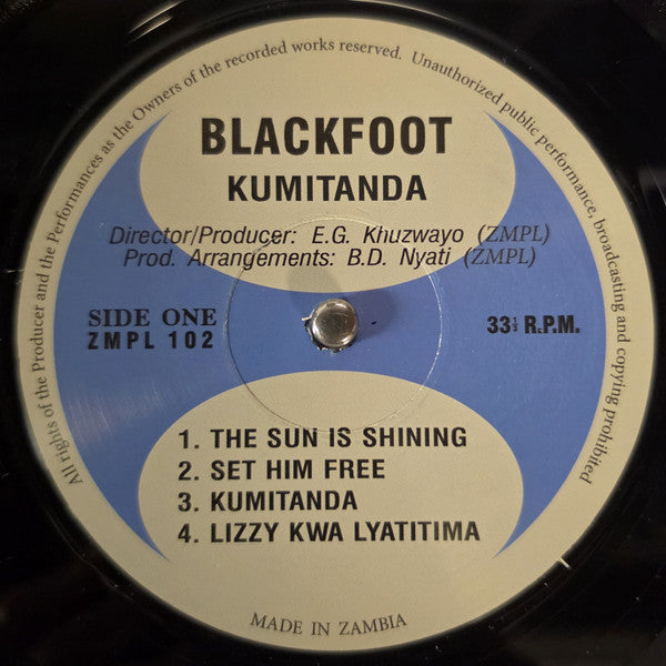 The Blackfoot* : Kumitanda (LP, Album)
