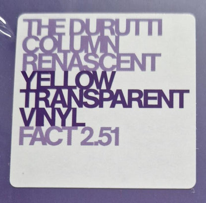 The Durutti Column : Renascent (LP, Album, Ltd, Yel)