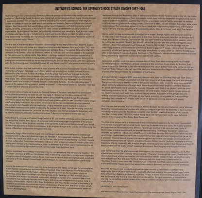 Various : Intensified Sounds: The Beverley's Rock Steady Singles 1967 - 1968 (2xLP, Comp, Ltd, Num, Ora)
