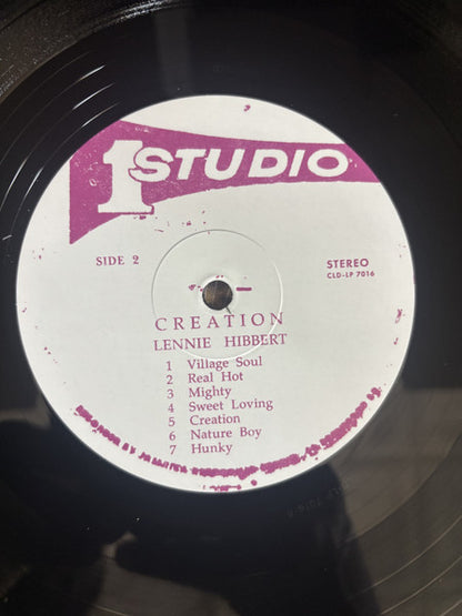 Lennie Hibbert : Creation (LP, RE, RM)