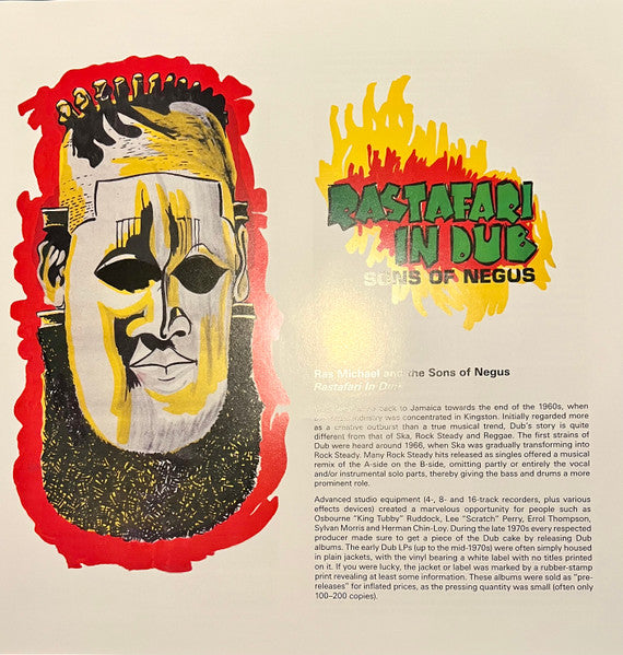 Sons Of Negus* : Rastafari In Dub (LP, Album, RE, RM)