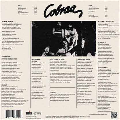 Cobraa : Cobraa (LP, Album, RE, Ran)