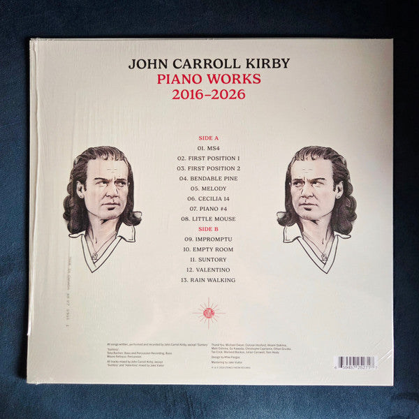 John Carroll Kirby : Piano Works 2016-2026 (LP, Album)